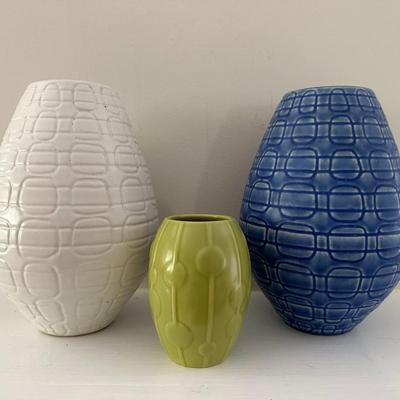 Jonathan Adler Vases - 3 pcs