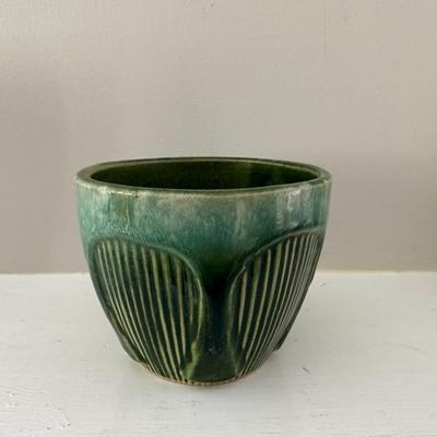 Roseville Pot and 3 Other Nice Vases