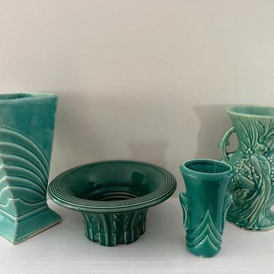 Green McCoy and Other Vases & Planter