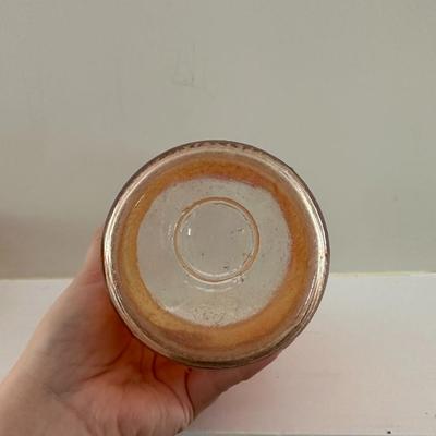 Carnival Glass Bowl & Vase
