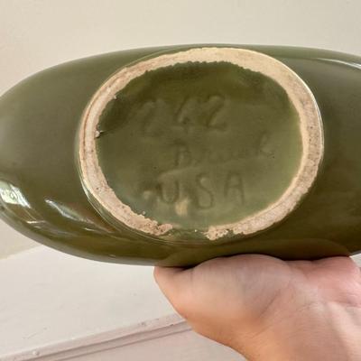2 Brush Pottery Dishes + One More