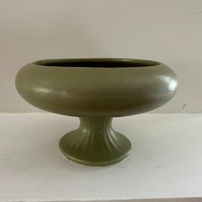 3 Pedestal Pottery Dishes