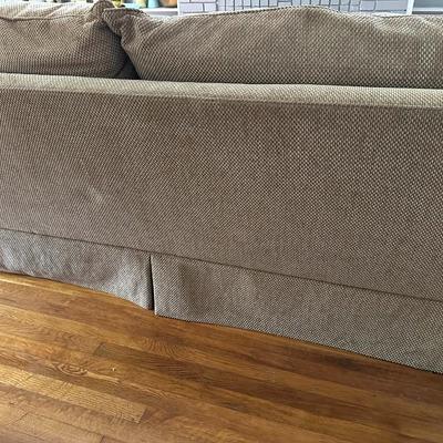 Henredon Sofa, Camel-color Fabric