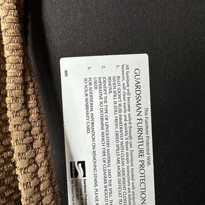 Henredon Sofa, Camel-color Fabric