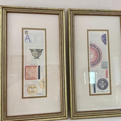 Artwork and Empty Frames