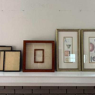 Artwork and Empty Frames
