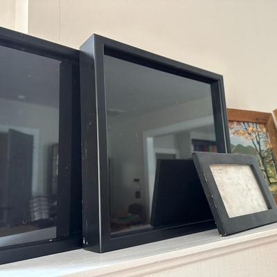 Artwork and Empty Frames