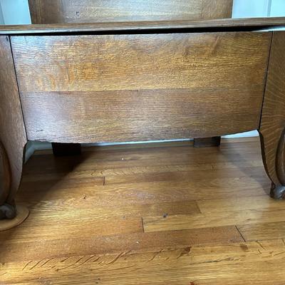  Vintage Hall Tree with Storage Bench