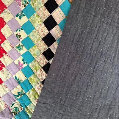 Set of Multi-color Quilts 