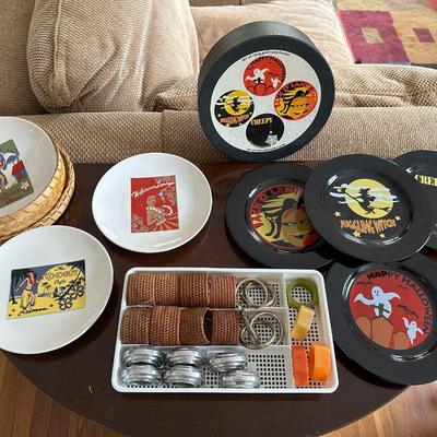 Appetizer Plate Sets & Napkin Rings