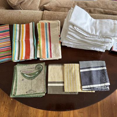 Crate & Barrel & World Market Fabric Napkins 