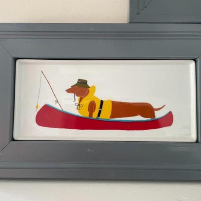 Dachshund Framed Trays