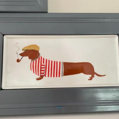 Dachshund Framed Trays
