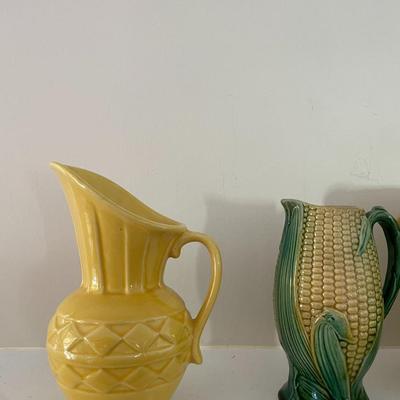 Yellow Ceramic Pitchers
