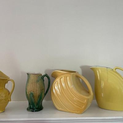 Yellow Ceramic Pitchers