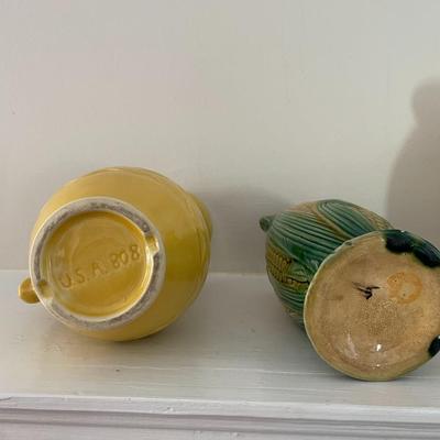 Yellow Ceramic Pitchers