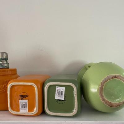 Mason Cannisters, Vintage Pyrex Bowl & More!