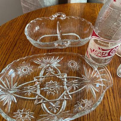 Vintage Glass Bottle Assortment, Juicers, Pepsi-Cola Bottle
