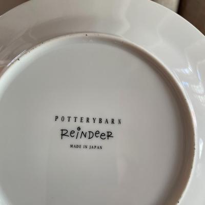 Holiday Collection, including Pottery Barn Reindeer Plates