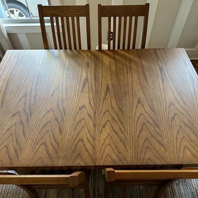 Trestle Dining Table with 6 Chairs