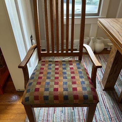 Trestle Dining Table with 6 Chairs