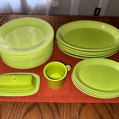 60 pc Fiesta Set - Lime Green