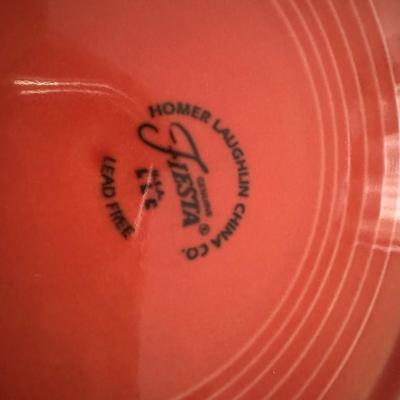 32 pc Fiesta/Fiestaware Set - Persimmon - includes 60th Anniversary Pitcher!