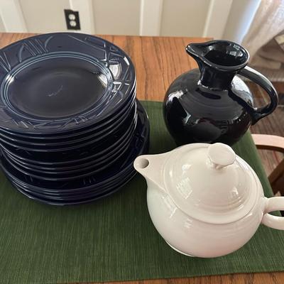 56 pc Red, White, & Blue Fiesta/Fiestaware Set