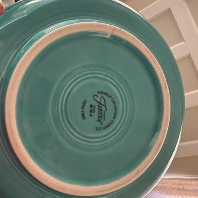 50 pc Turquoise & Gray Fiesta/Fiestaware Set