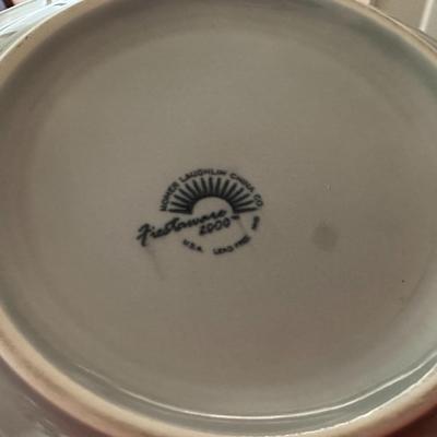 50 pc Turquoise & Gray Fiesta/Fiestaware Set