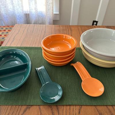 18 pc Fiesta Serving, Casserole & Misc  pcs