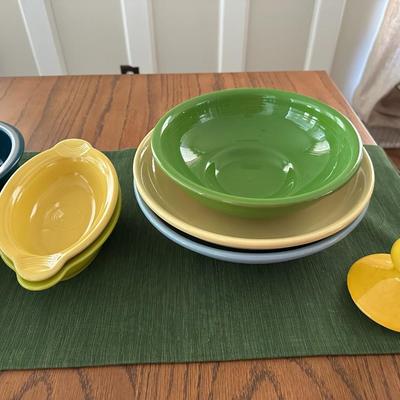 18 pc Fiesta Serving, Casserole & Misc  pcs