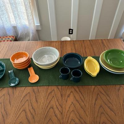18 pc Fiesta Serving, Casserole & Misc  pcs