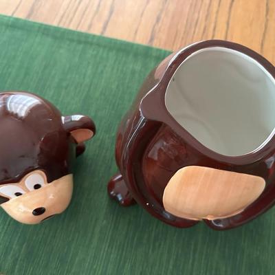 4 Adorable Monkey Cookie Jars, including Courious George!