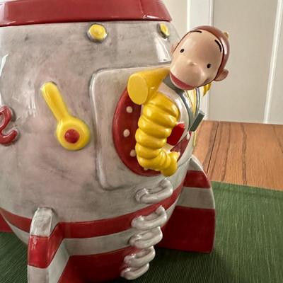 4 Adorable Monkey Cookie Jars, including Courious George!