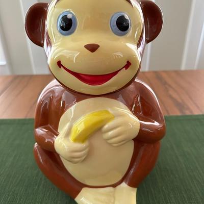 4 Adorable Monkey Cookie Jars, including Courious George!