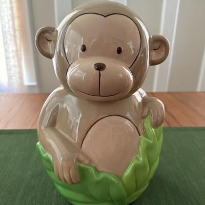 4 Adorable Monkey Cookie Jars, including Courious George!