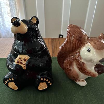2 Animal Cookie Jars