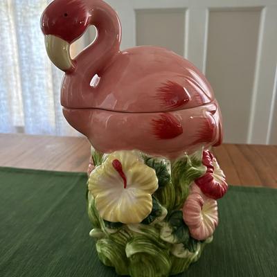 2 Exotic Bird Cookie Jars