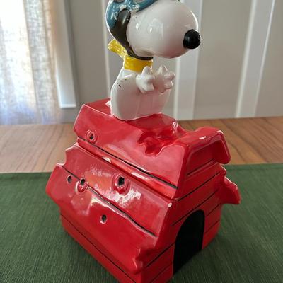 Snoopy and Dog Cookie Jars