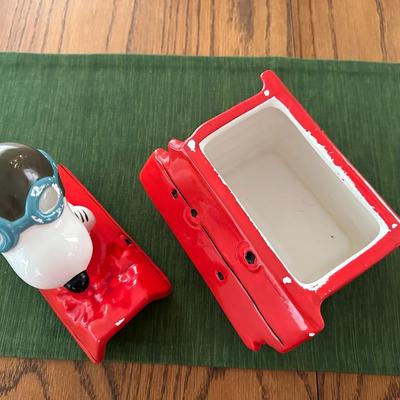 Snoopy and Dog Cookie Jars