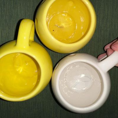 Yellow Smiley Face Cup/Bowl/Place Assortment