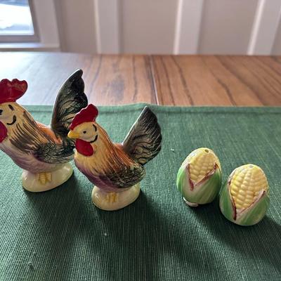 Rooster & Corn S/P Shakers