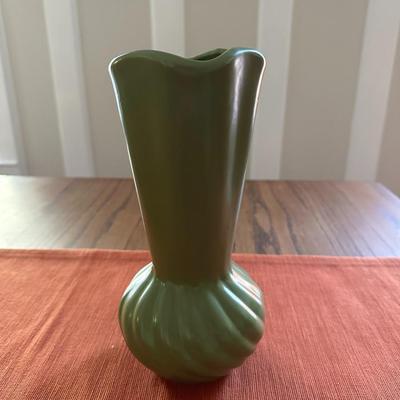 Hull, Floraline, Haeger, Pottery Barn Vases - Green