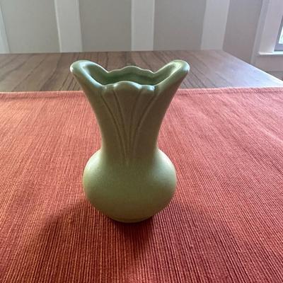 Hull, Floraline, Haeger, Pottery Barn Vases - Green