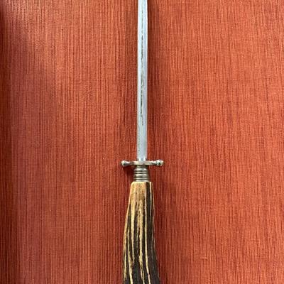 KLA-TRA-SO Stag Horn Carving Set in Original Box