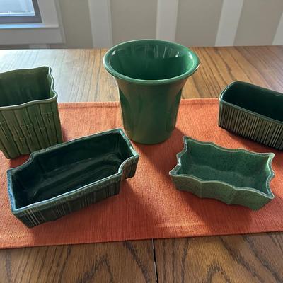 Green Planter/Pot Assortment