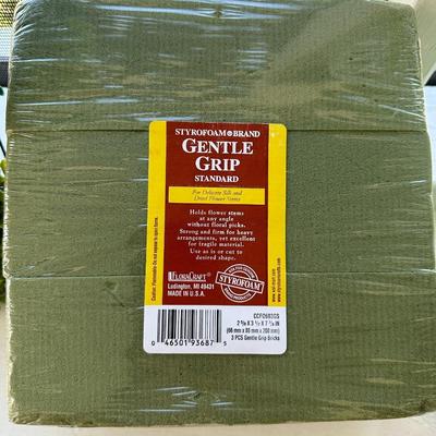 Plant Foam, 2 Metal Squares, plastic foliage, Glazed Tiles