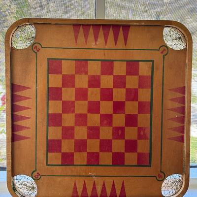 Vintage Carrom Co. Game Board w/Pockets