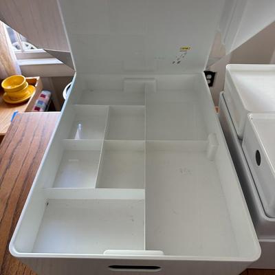 Mainstay & Ikea Organization Stackabble Storage Bins w/Lids